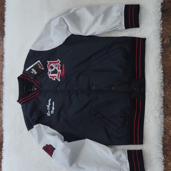 HOLLISTER COZY VARSITY JACKET. - Picture 3 of 17